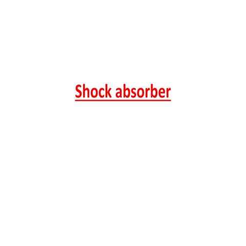 5 shock absorbers