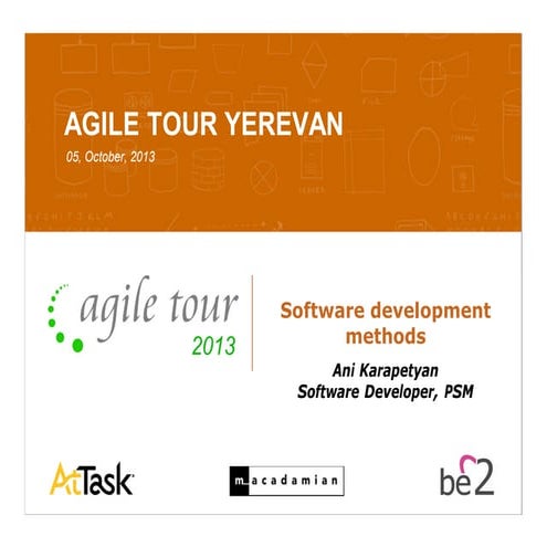 5. Software dev-methods comparison, Macadamian - Ani Karapetyan