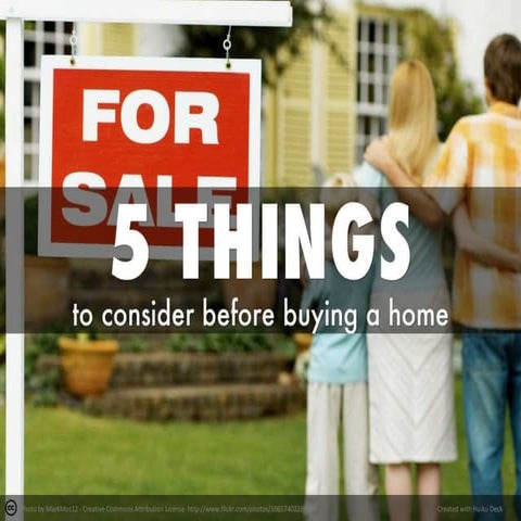 5 Things to consider before buying a home by REMAX of Valencia CA's ...