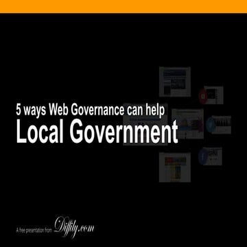 5 ways to better web governance in Local Government