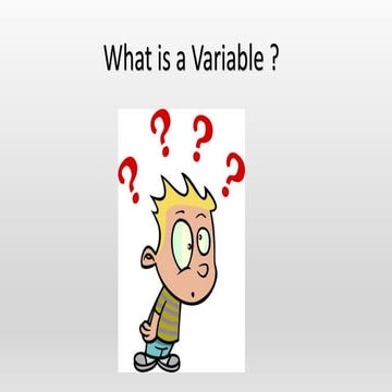 What is Variables and Header files | PPT