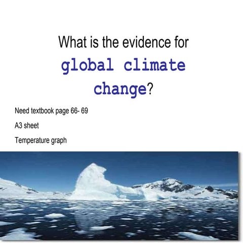 5. What Is The Evidence For Global Warming   Nsr