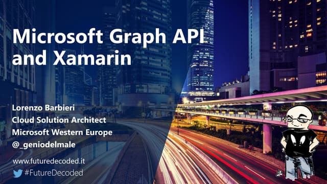 Xamarin microsoft graph