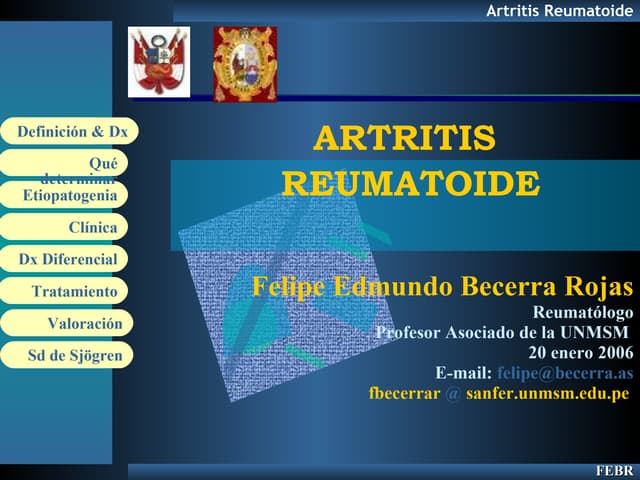 50. artritis reumatoide