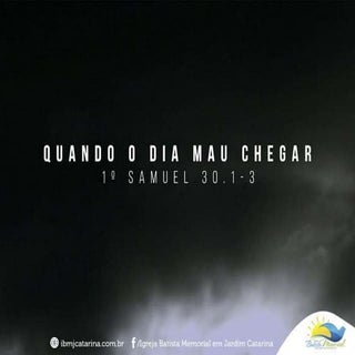 Quando Chegar o Dia Mau