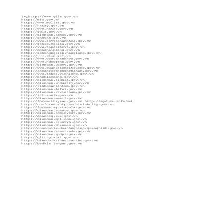 50 site-gov cho anh em SEO cày cuốc