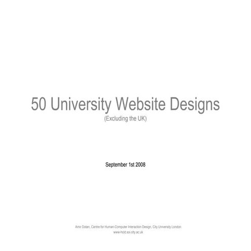 50 University Website Designs