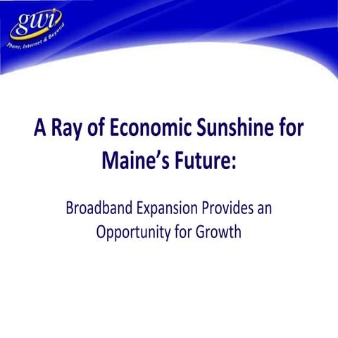 A Ray of Sunshine for Maine's Future