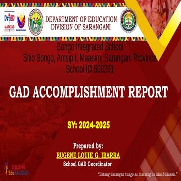 500291-GAD ACCOMPLISHMENT REPORT SY 2024-2025.pptx