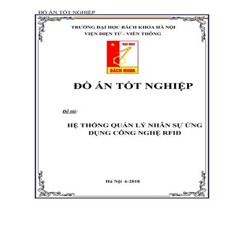 HỆ THỐNG QUẢN lý NHÂN sự ỨNG DỤNG CÔNG NGHỆ RFID (full + )