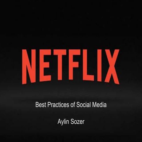 best practices-NETFLIX
