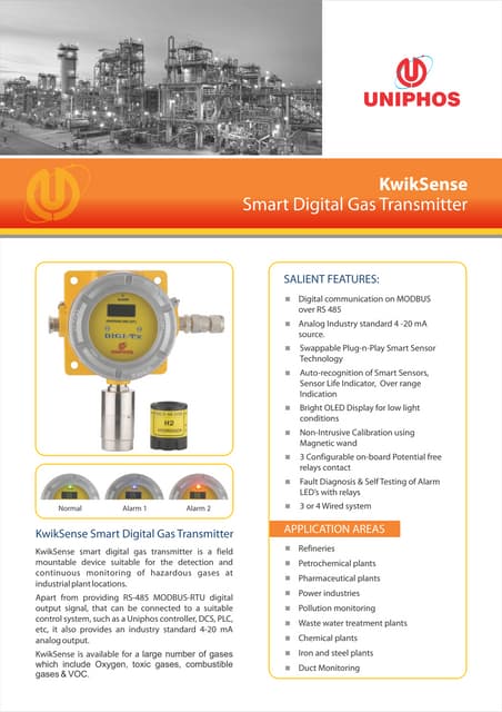 KwikSense Smart Digital Gas Transmitter