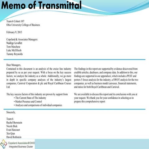 External Analysis of the Cruise Line Industry