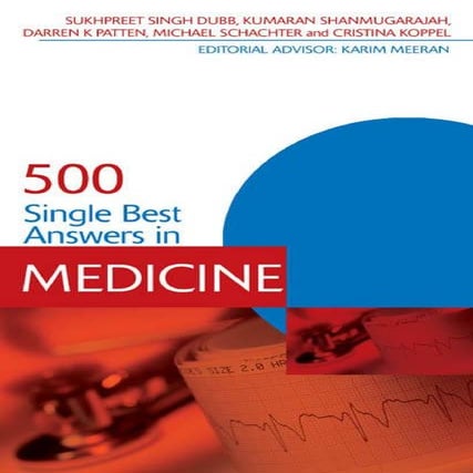 500 single best answers in medicine