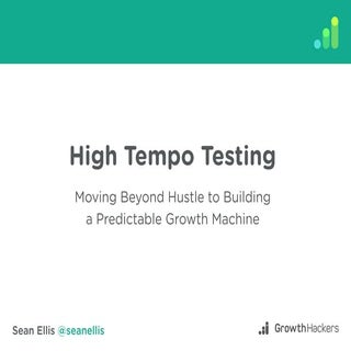 High Tempo Testing