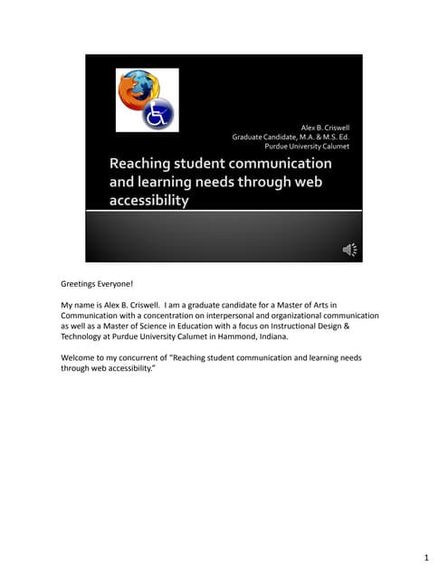 Accessibility Training | PDF