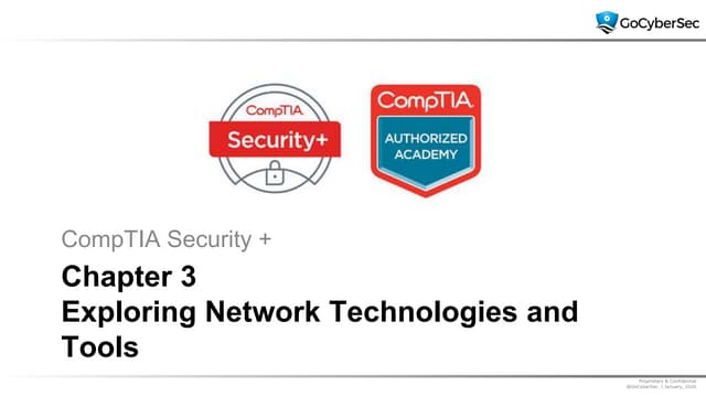 501 ch 3 network technologies tools