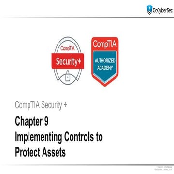 501 ch 9 implementing controls to protect assets
