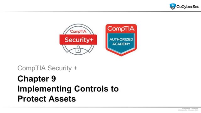 501 ch 9 implementing controls to protect assets