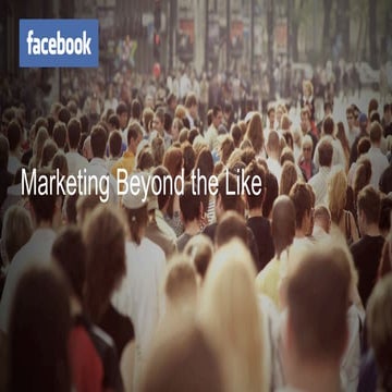 Facebook for Nonprofits: Marketing Beyond the Like
