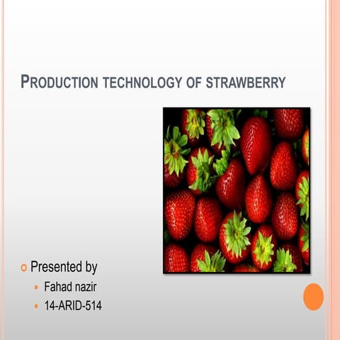 PT of strawberry