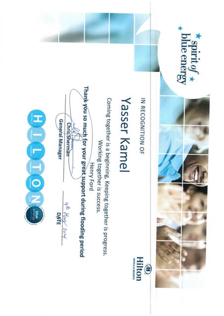 Certificates