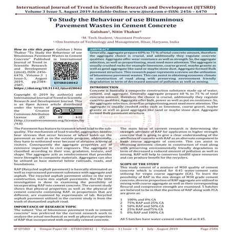EXPERIMENTAL STUDY ON SHEAR BEHAVIOR OF REINFORCED RECYCLED AGGREGATE ...
