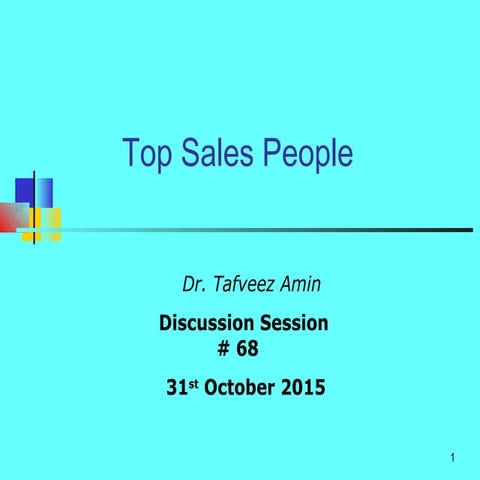 Seven Qualities of Top Sales People