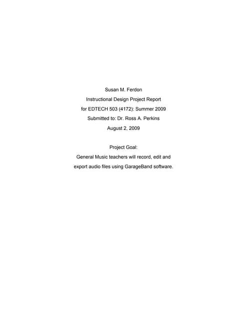 503ferdon idp report
