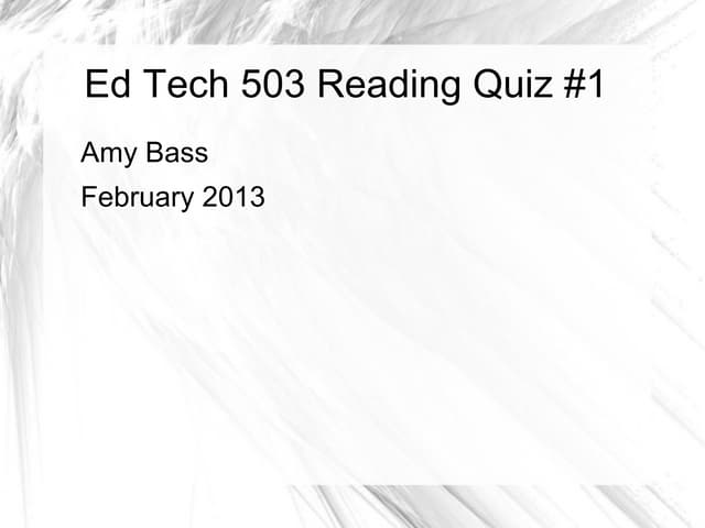 503 reading quiz