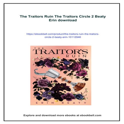 The Traitors Ruin The Traitors Circle 2 Beaty Erin | PDF