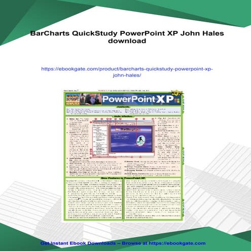 BarCharts QuickStudy PowerPoint XP John Hales