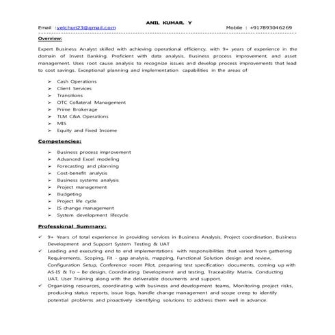 Resume_BA_Anil Kumar