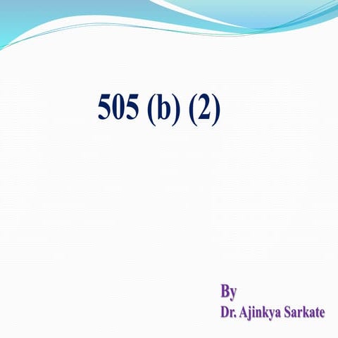 505 (b) (2)