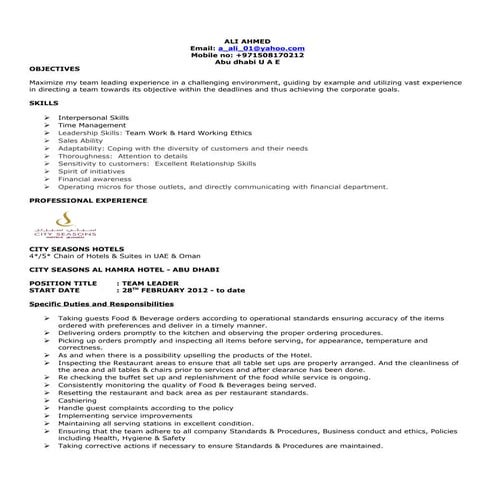 ali cv | DOC