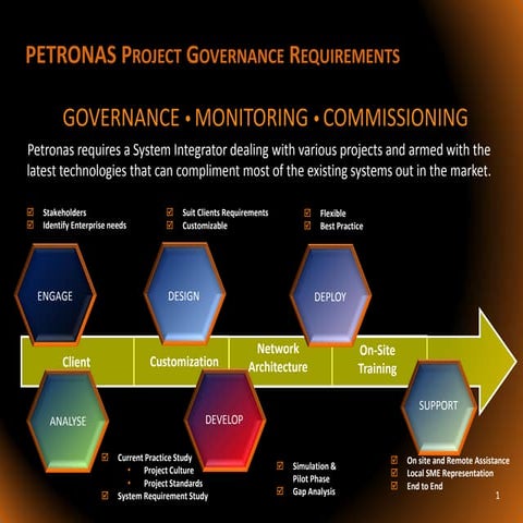 Petronas Project Oversight and Corporate Governance System Requirements