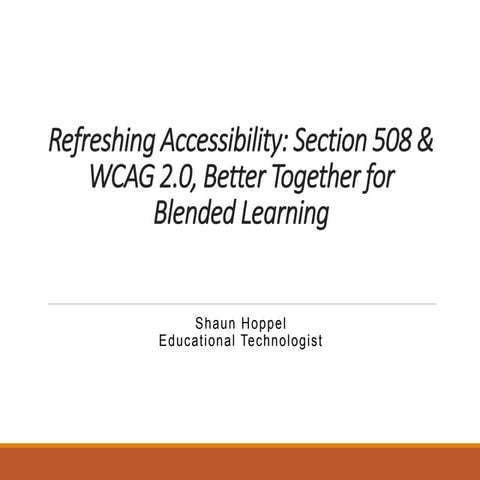 508 and wcag 2 better together