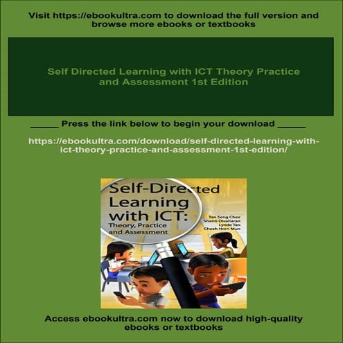 Self Directed Learning with ICT Theory Practice and Assessment 1st Edition