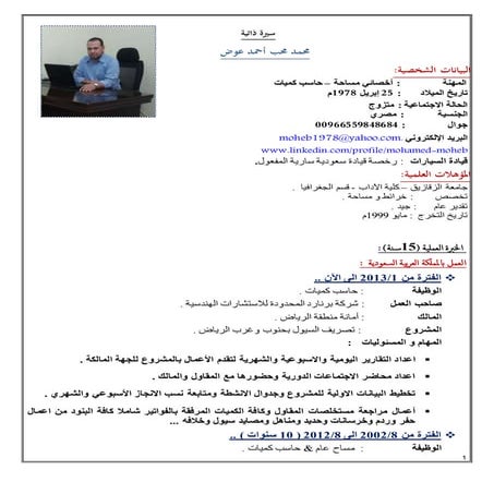 سيرة ذاتية - محمد محب