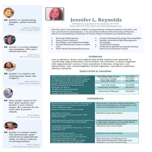 J Reynolds Resume 2015
