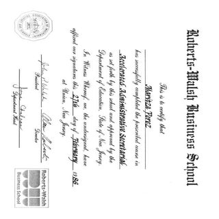 Certificate and Letter of Recognition