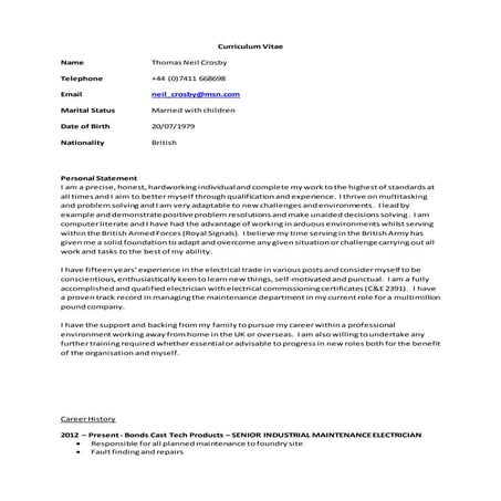 Cjs electrical reference letter | PDF