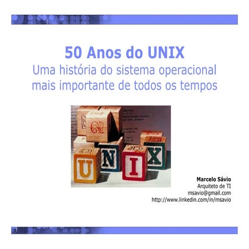 50 anos do UNIX