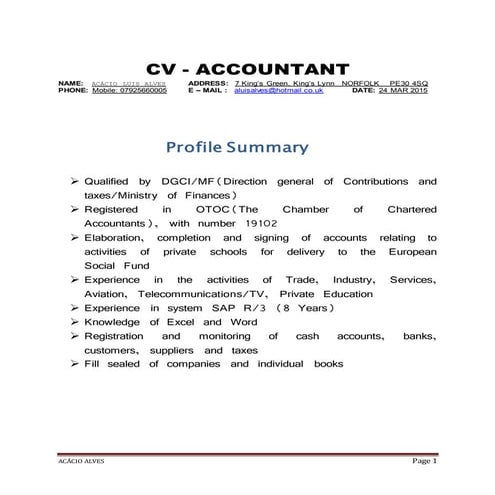 EVA cv ampliado | PDF