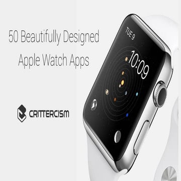 50 Beautifully Designed Apple Watch Apps