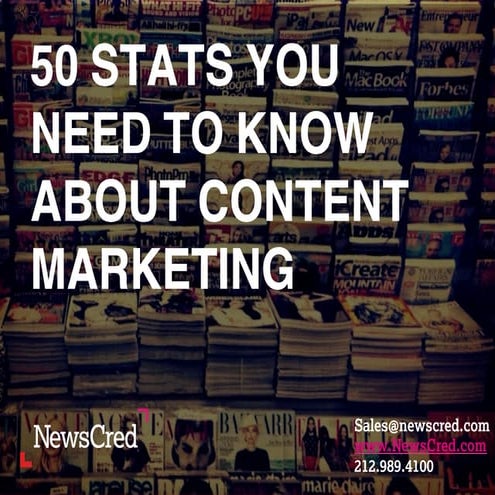 50 Stats You Need to Know About Content Marketing 