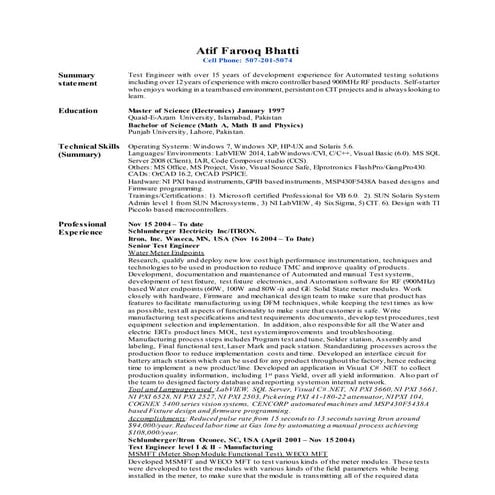 AtifBhatti resume