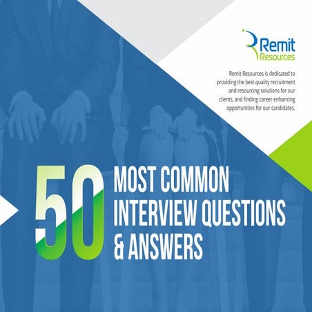 50 common interview questions & answers