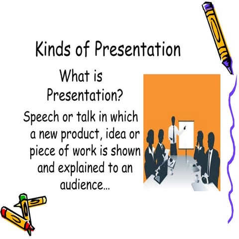 kinds of presentation