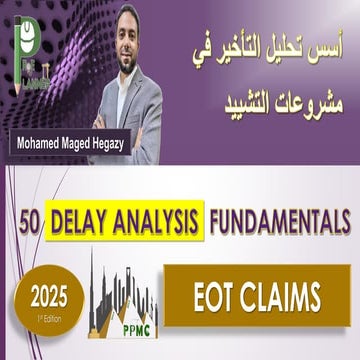 Delay Analysis Fundamentals and EOT Claims | PDF